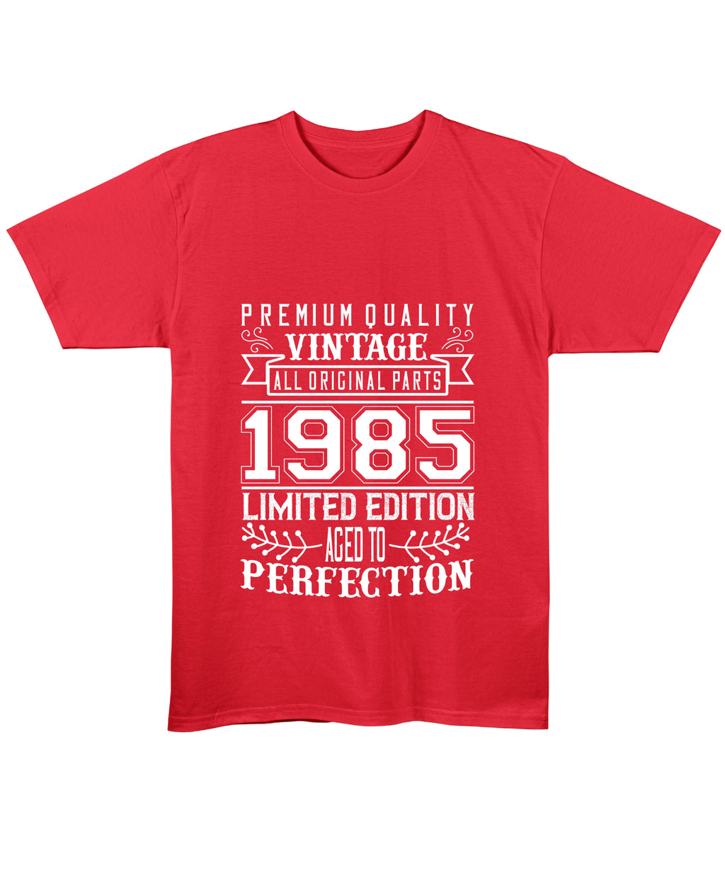 Red Regular Fit T-shirt Front Design