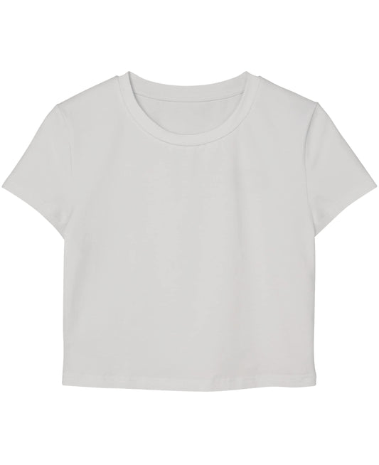 White Baby Tee Front Design