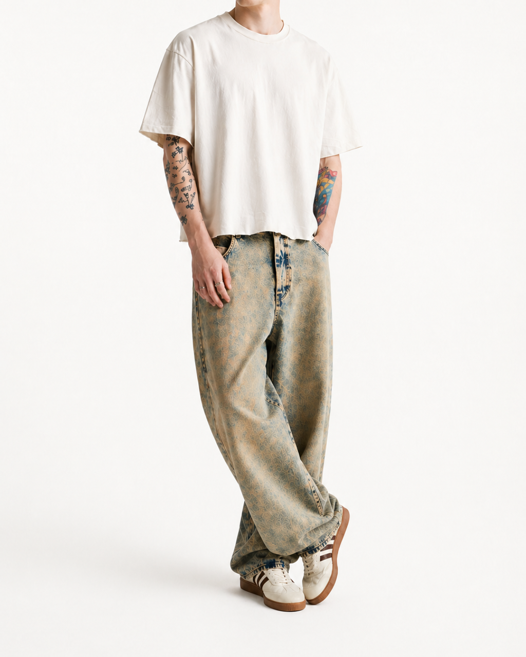 Premium Off White Boxy Fit T-Shirt
