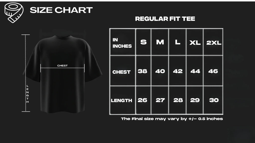 The Moto Club Black Regular Fit Tee
