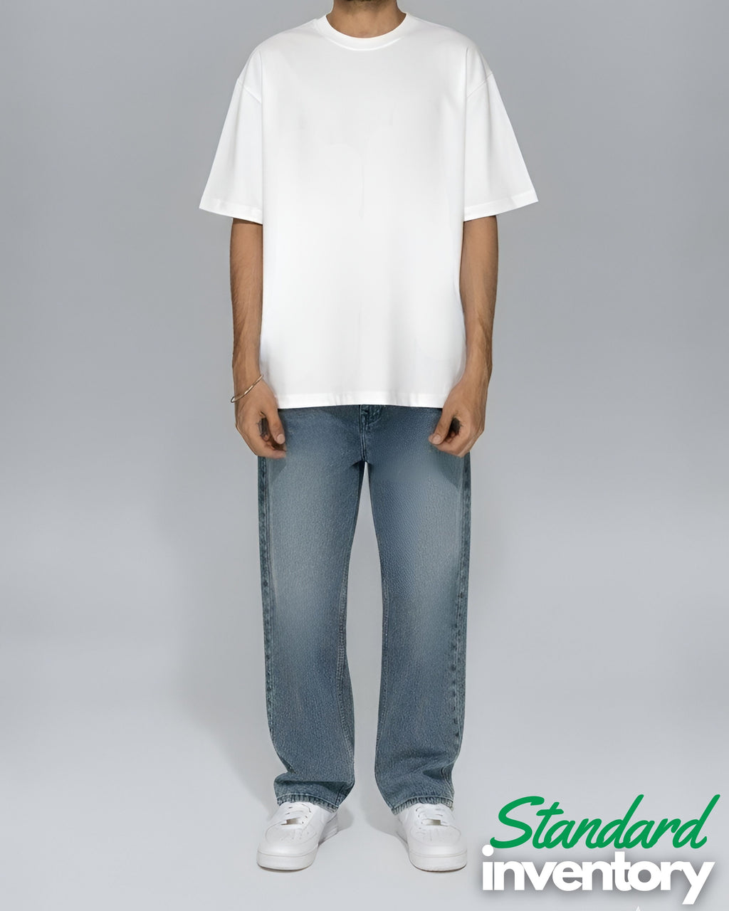 Vintage White Oversized Tee